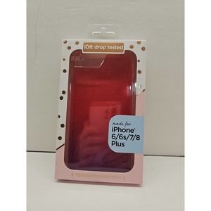 Protective and Pretty iPhone Case for 6 6s 7 8 Plus Pink Purple Sparkle NEW